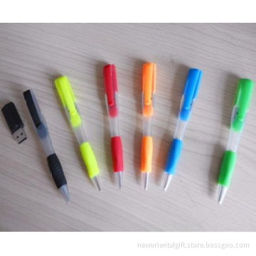 Popular pen USB Flash Drive pen shaped usb flash drive with customized logo